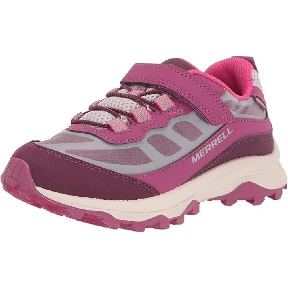 Merrell Moab Speed Low A/C MK165879 Kids 7 Berry Waterproof Hiking Shoes JOBB057